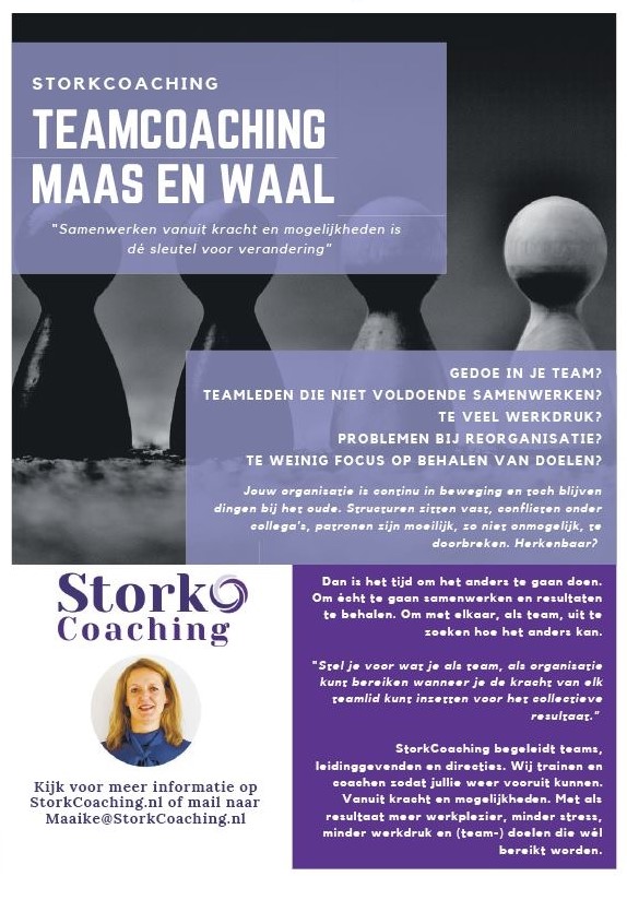 StorkCoaching Maas&Waler advertentie